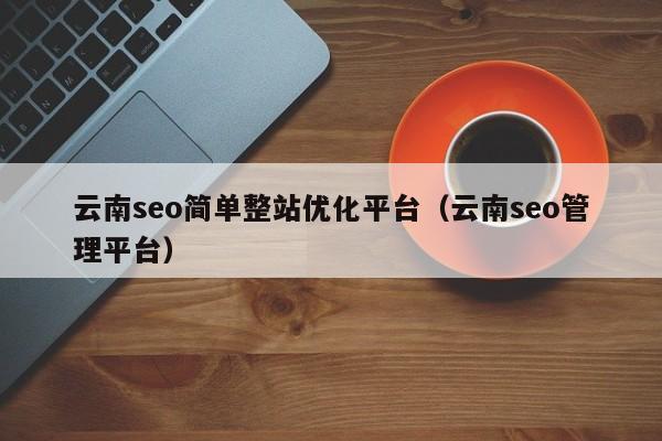 云南seo简单整站优化平台（云南seo管理平台）