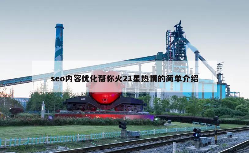 seo内容优化帮你火21星热情的简单介绍