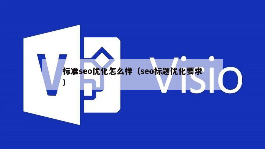 标准seo优化怎么样(seo标题优化要求)